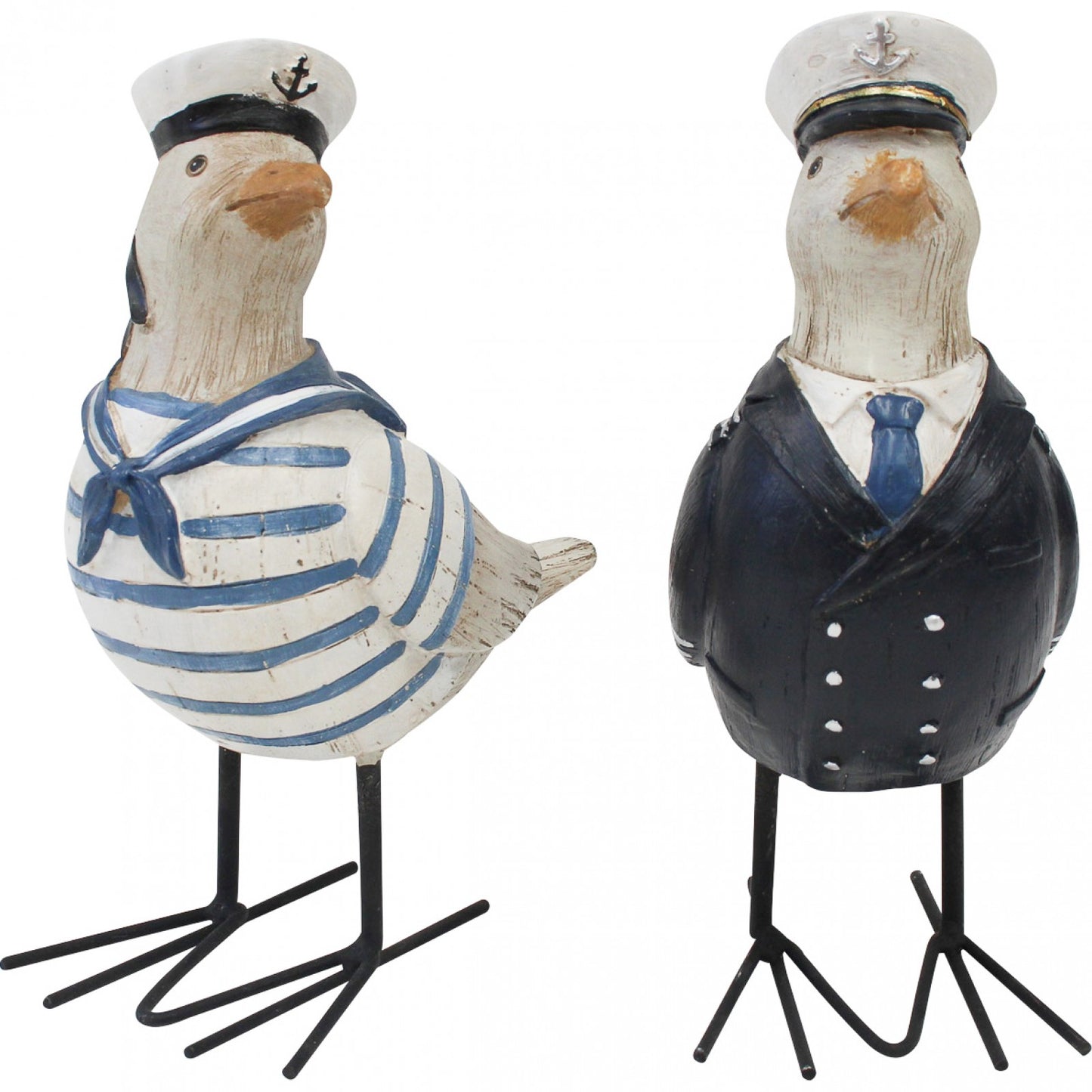 Set Of 2 Navy Birds