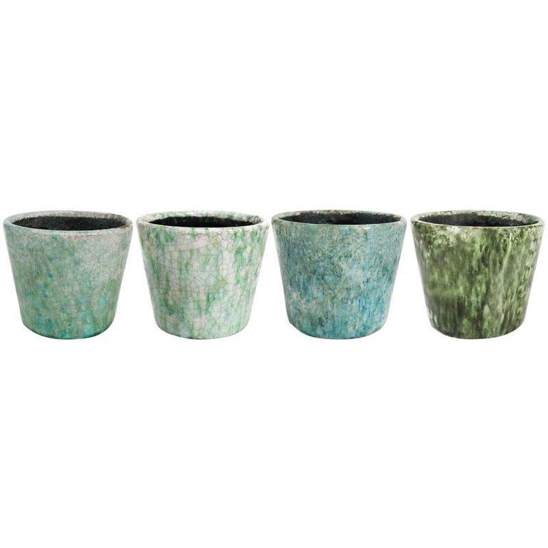 Glaze Cover Green Pot / Planter