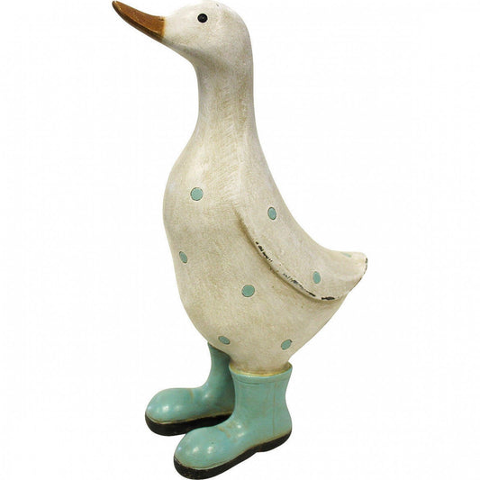 Adorable Duck in Blue Boots
