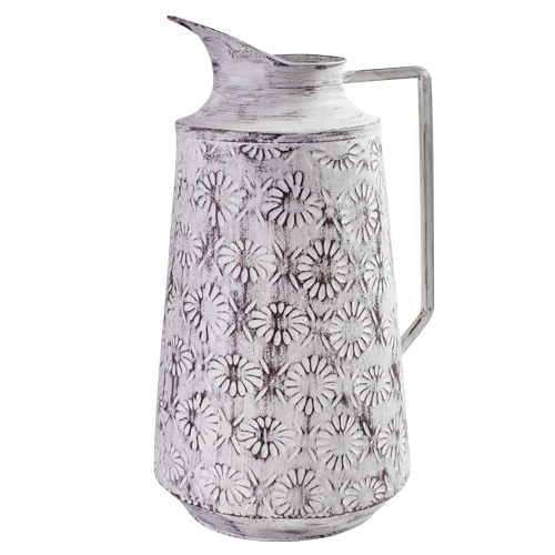 Metal jug/vase 41cm