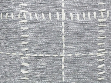 Khana Embroidered Cushion -Grey