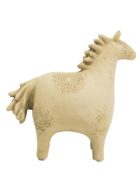 HORSE PATTERNED STATUE